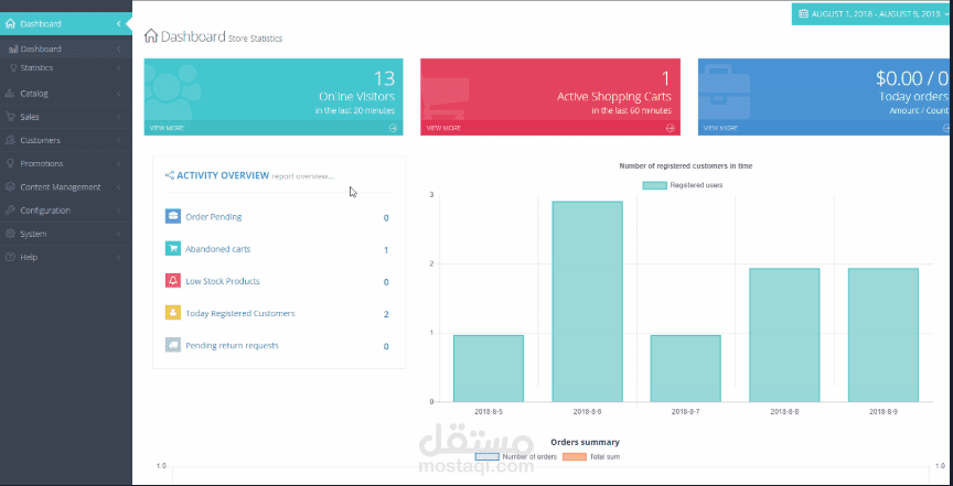 نظام متجر الكتروني E-Commerce باستخدام .Net