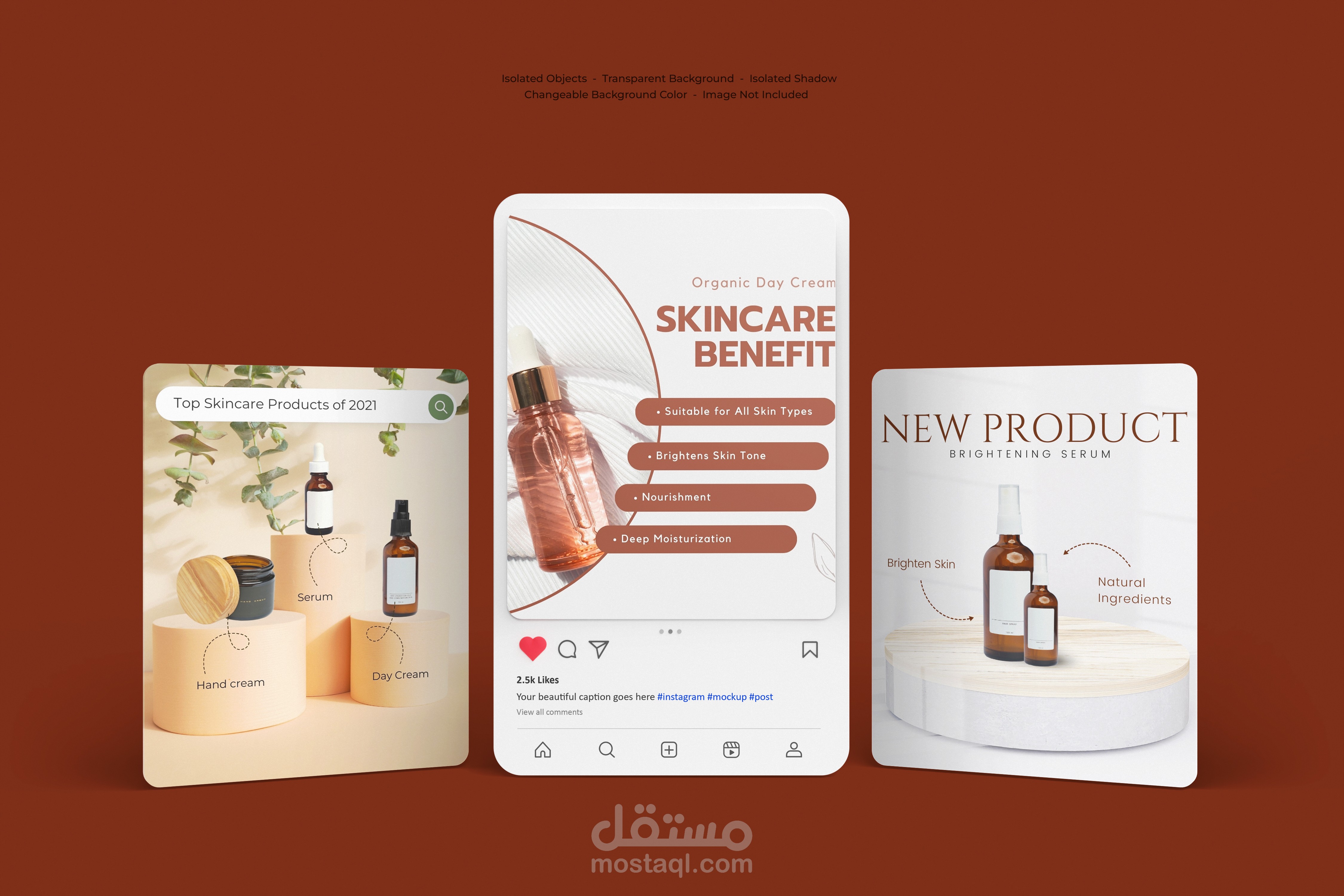 تصميمات سوشيال ميديا ( مجال الزيوت )