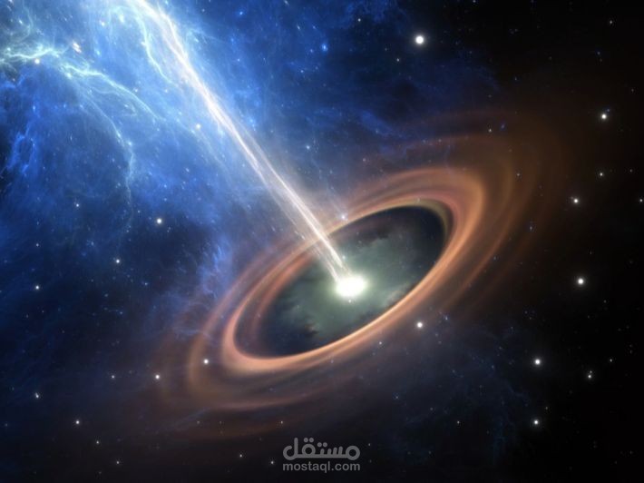 بحث علمي عن الثقوب السوداء