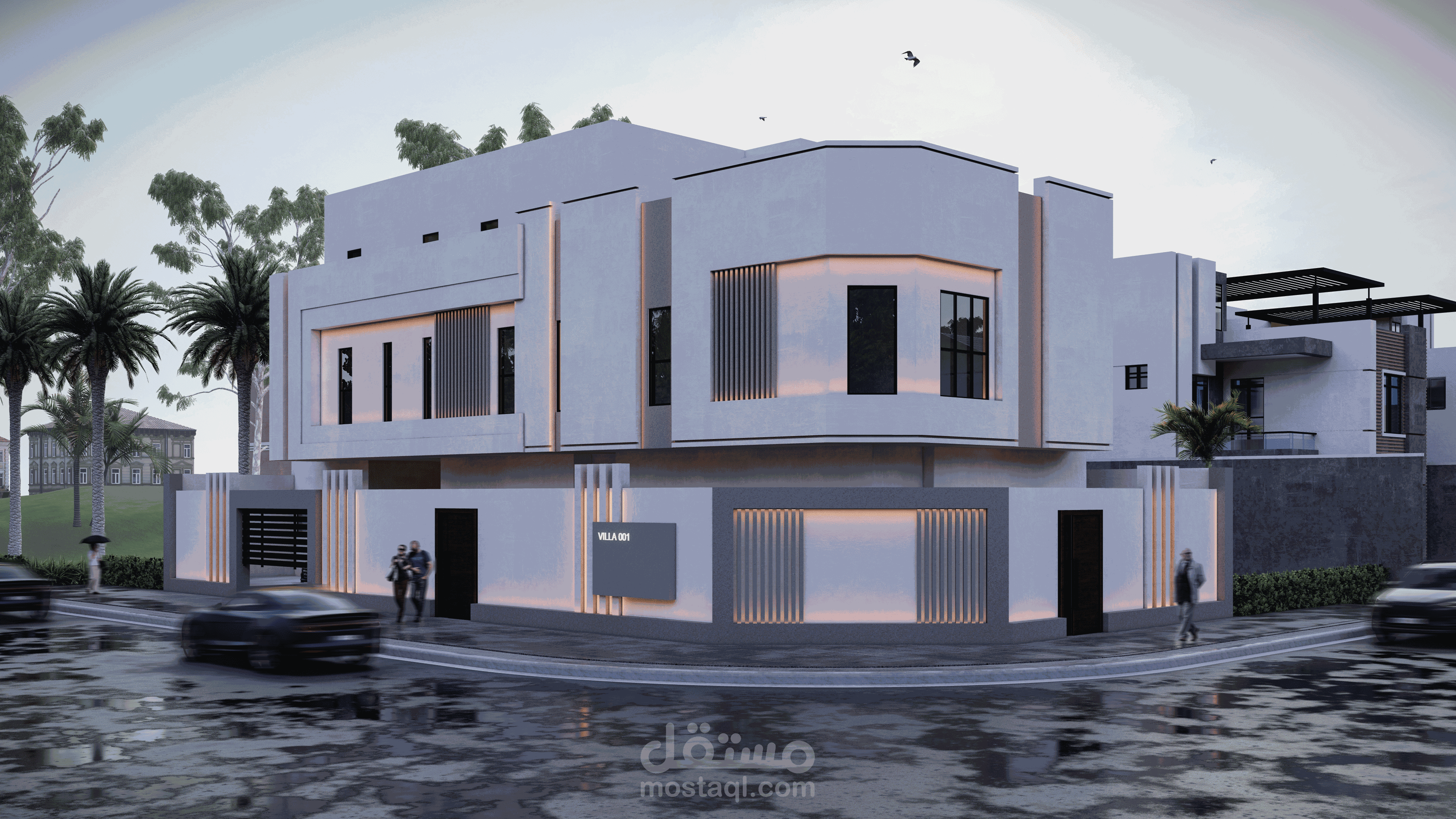 تصميم واجهات مودرن فاخرة