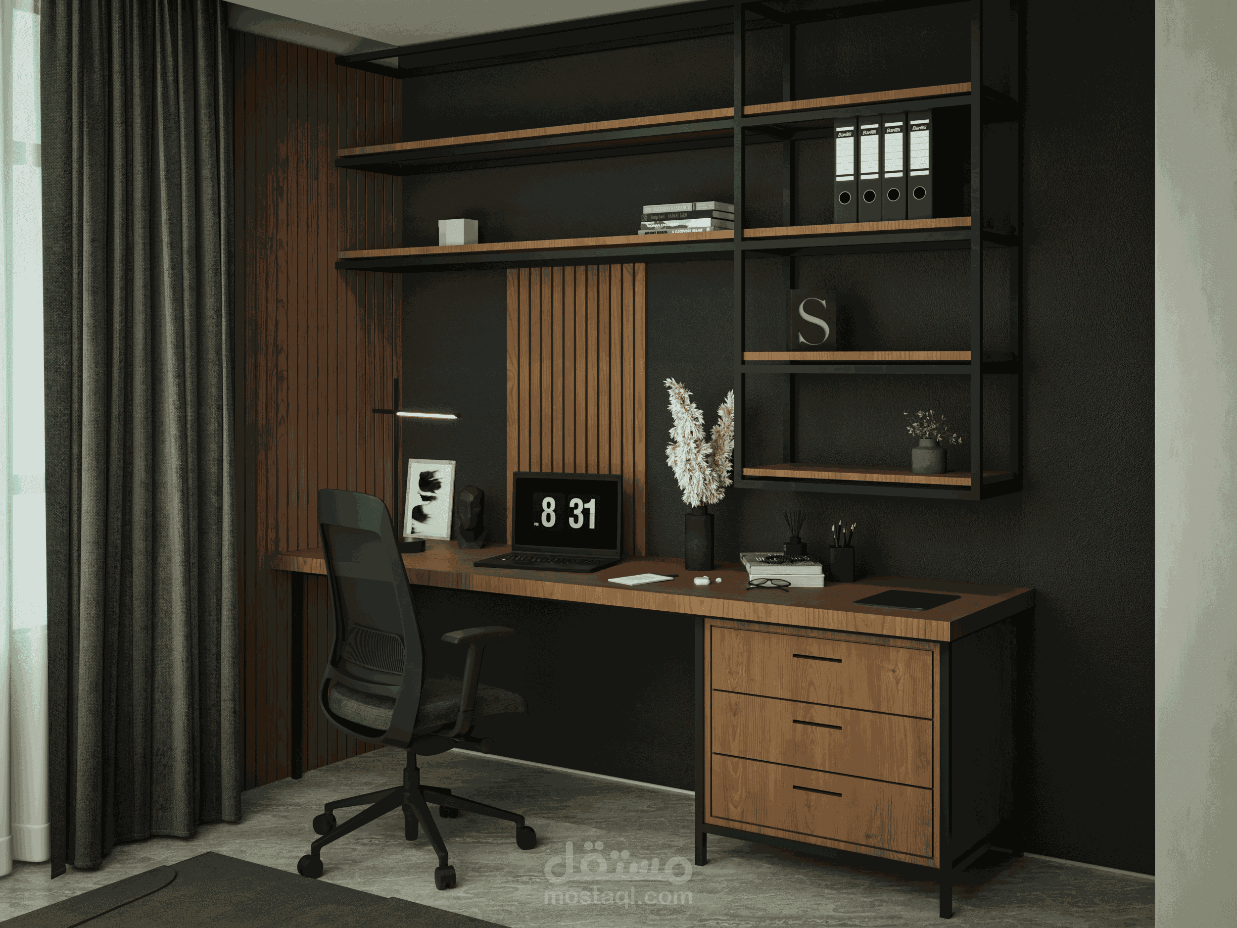 تصميم داخلي مكتب عمل Work space