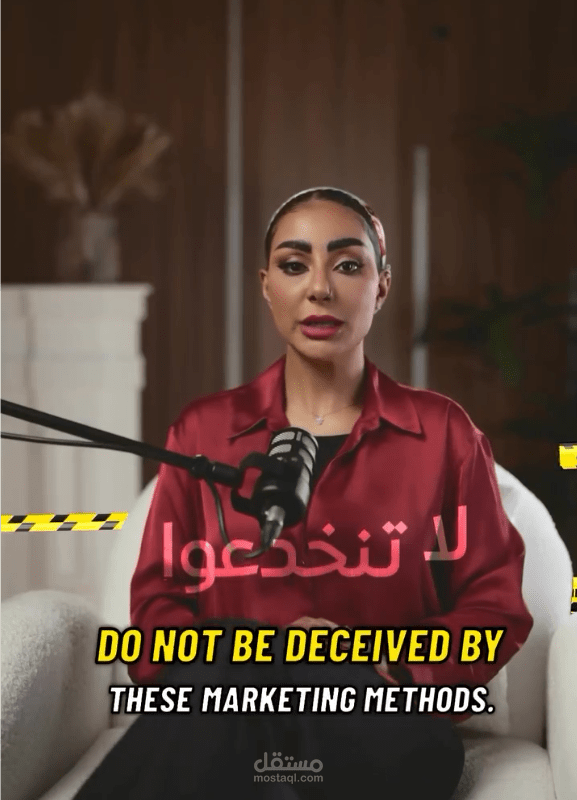 فيديو قصير عن رية قيس آل سعيد | محتوى تسويقي (Marketing Short Video)