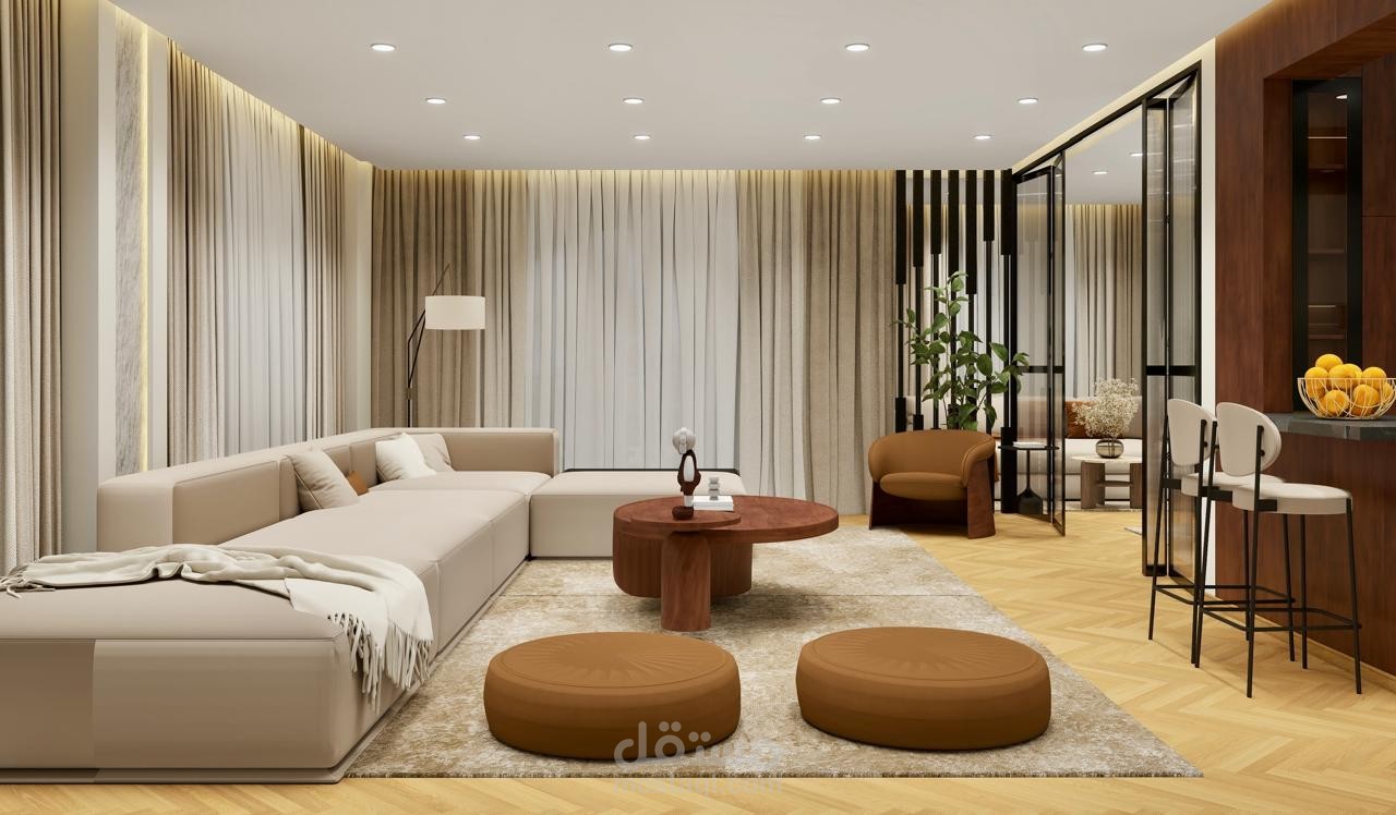 interior design fo flat in egypt