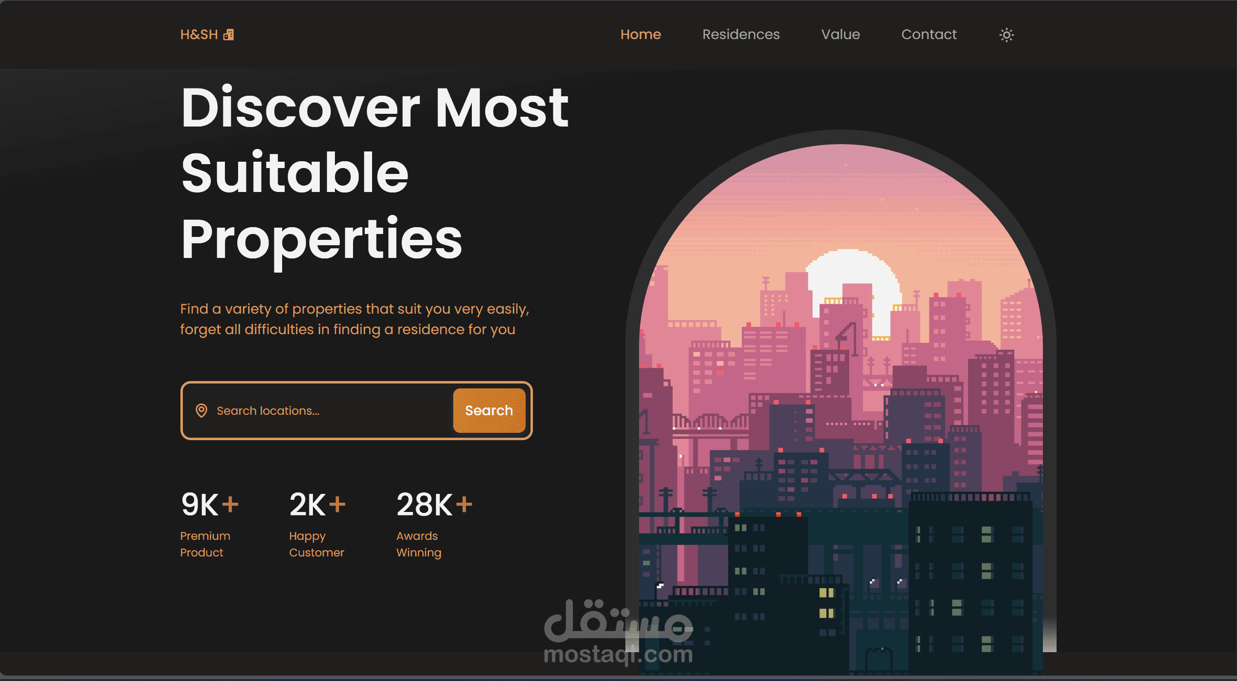 Real Estate Website – Responsive Web Application
