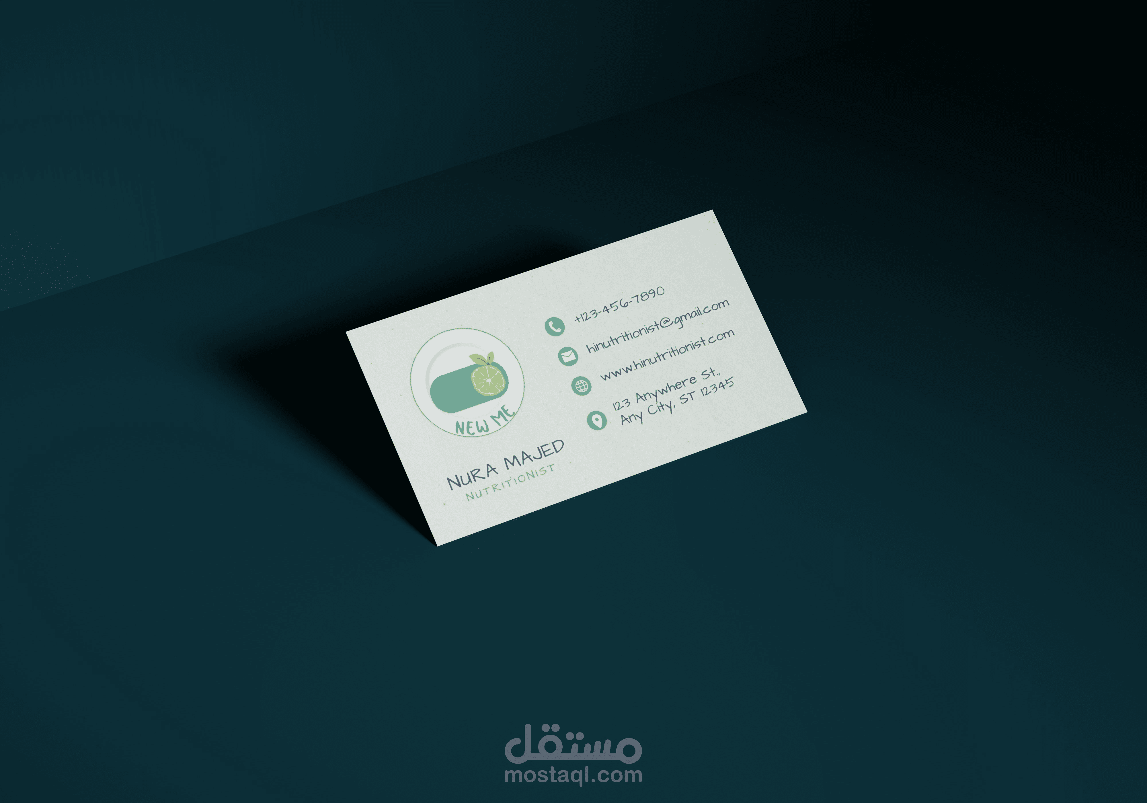 تصميم business card