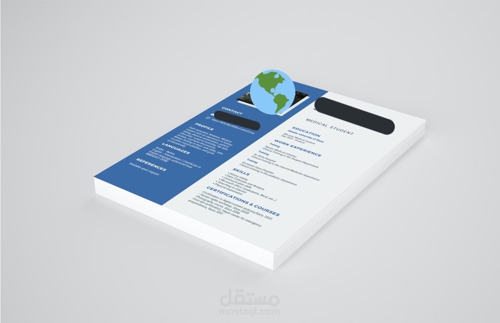 تصميم سيرة ذاتية/ بنظام ATS