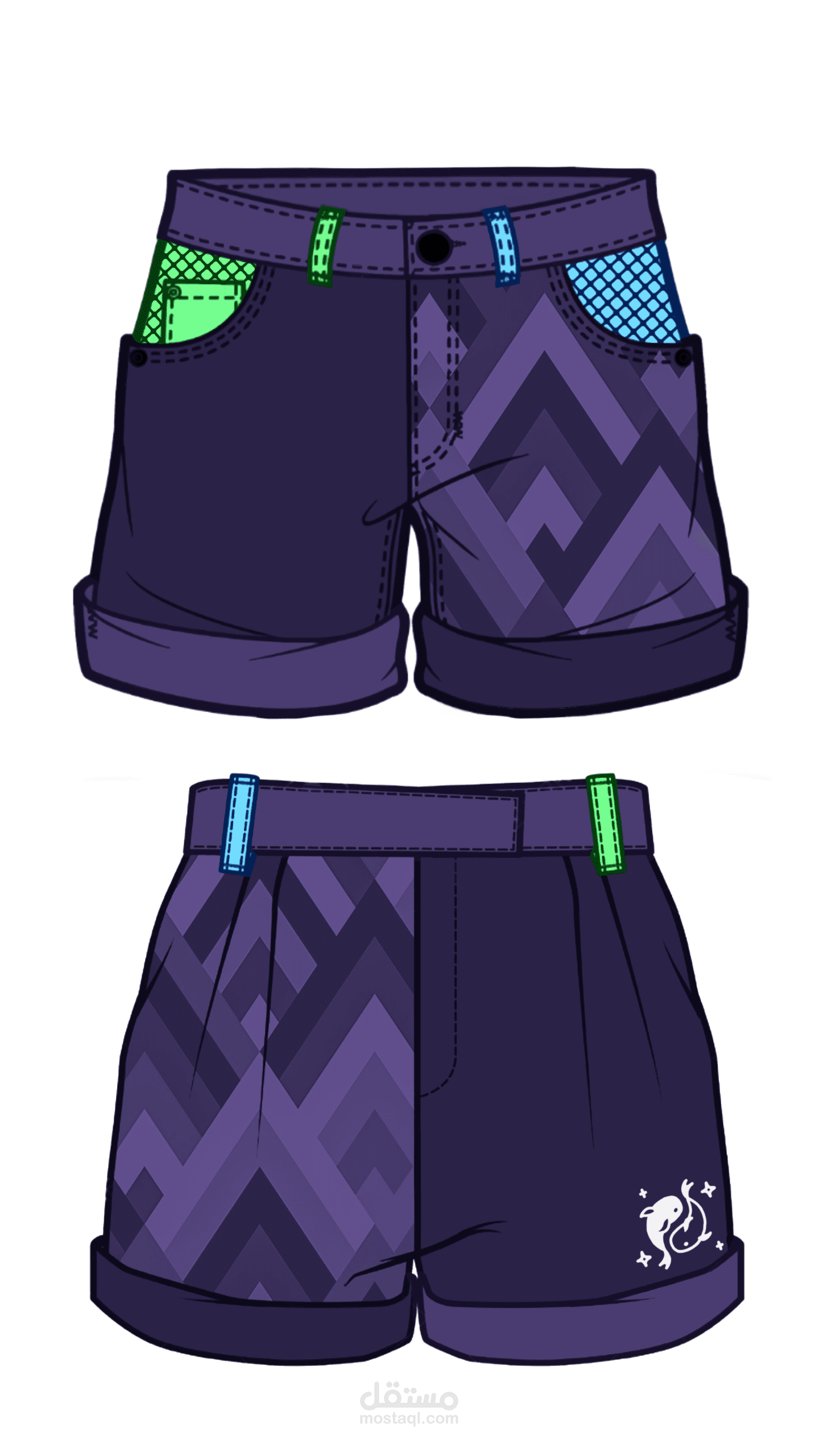 تصميم ملابس رسم