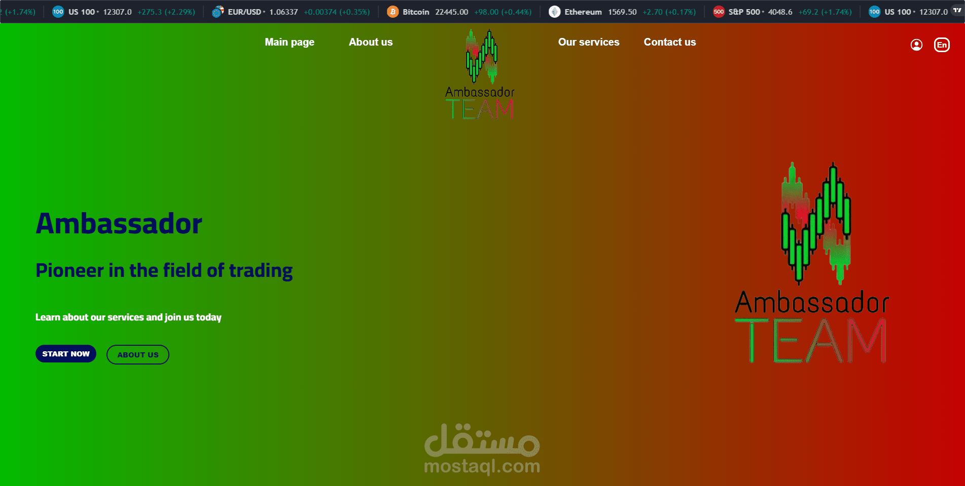 Ambassador Team Website