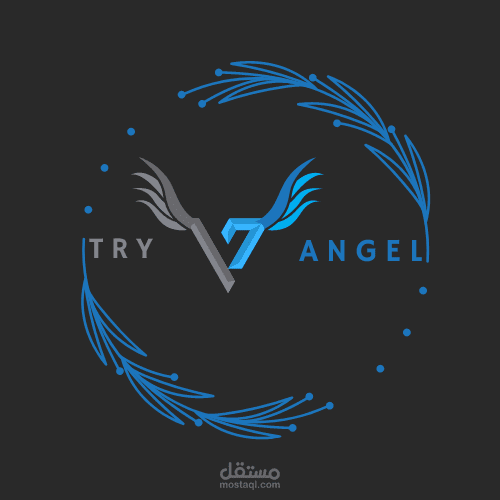 Try-Angel logo and business cards