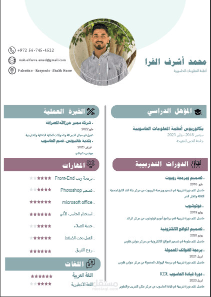 cv سيرة ذاتية