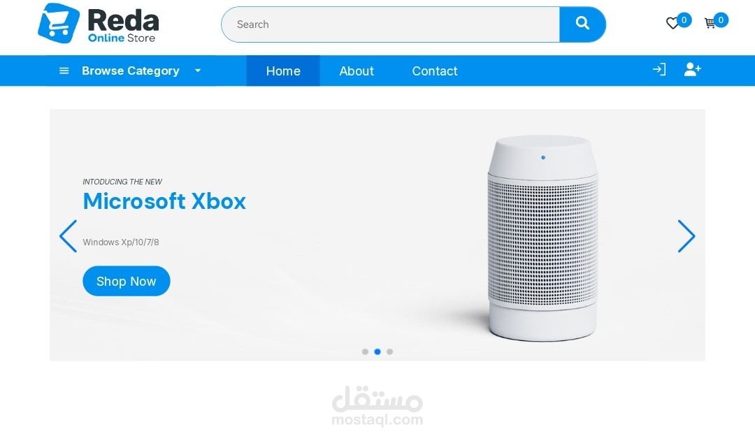 متجر إلكتروني متكامل (React E-Commerce Solution)