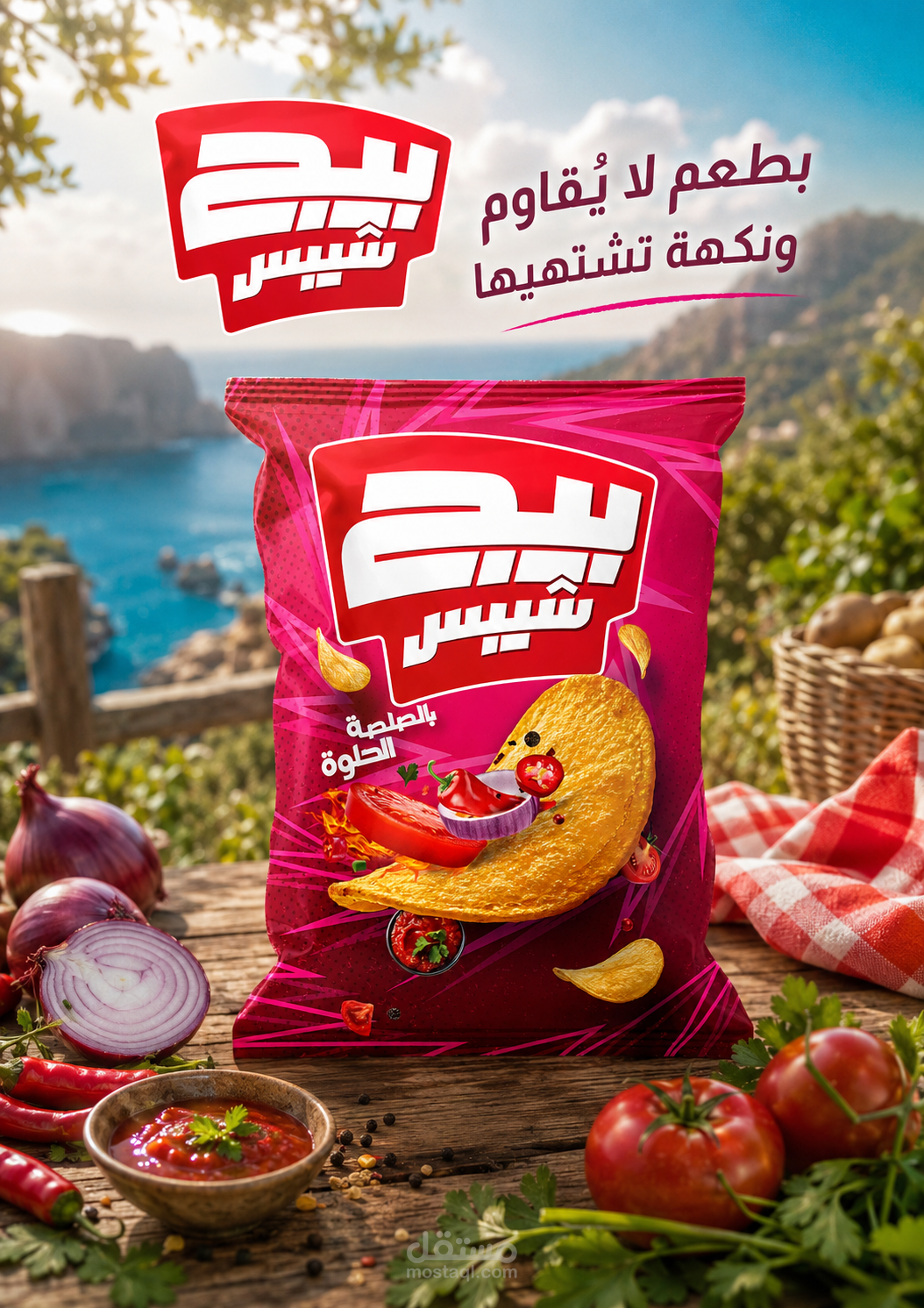 تصميم سوشيال ميديا لبيج شيبس
