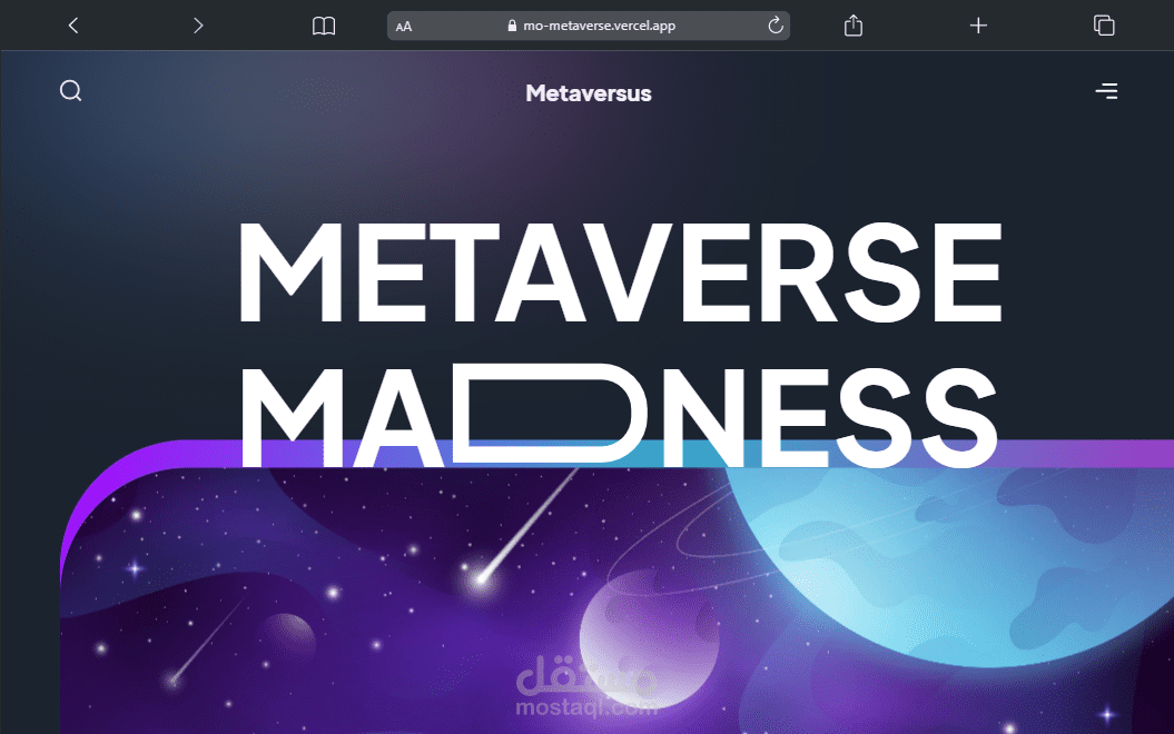 Metaverse Website