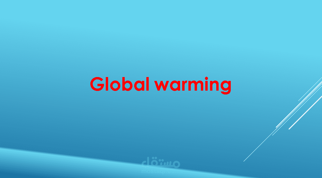 Presentation of Global Warming