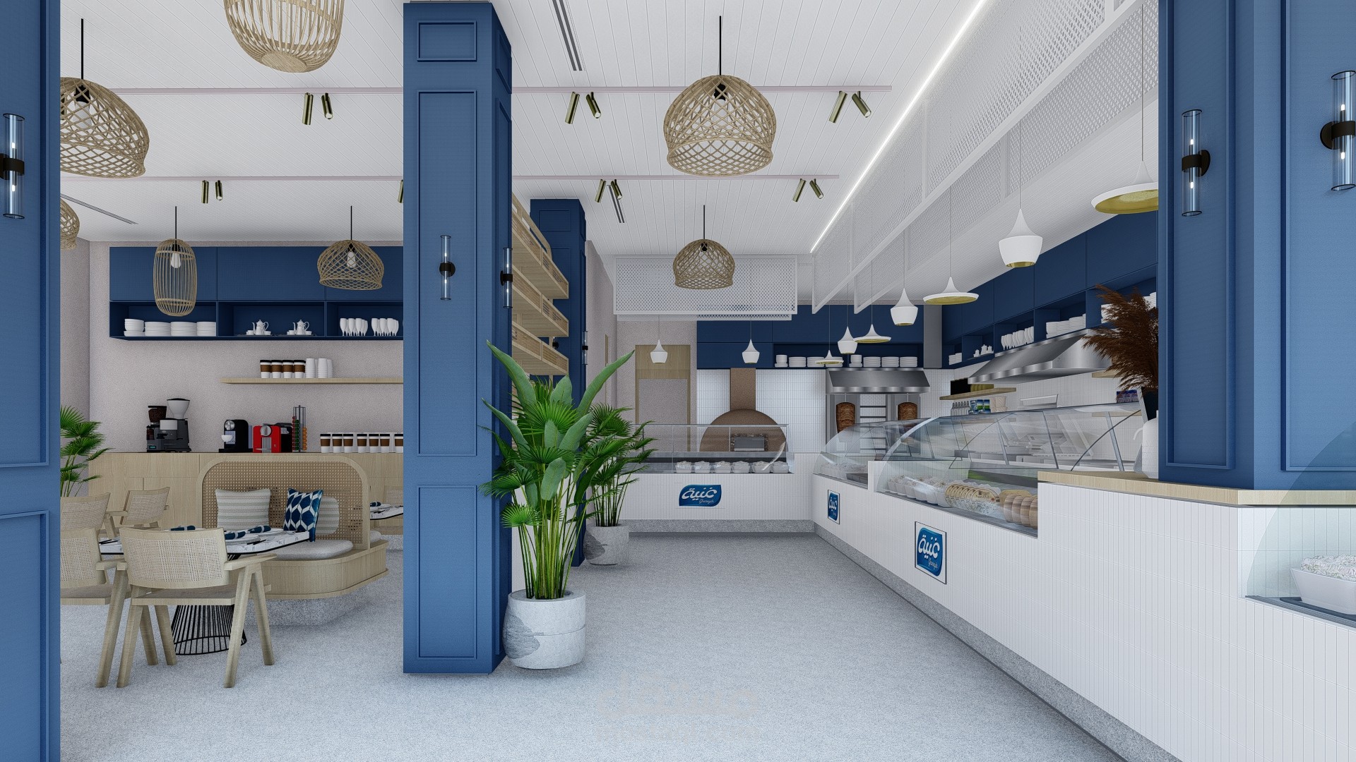 مطعم غنية  للأجبان - السعودية