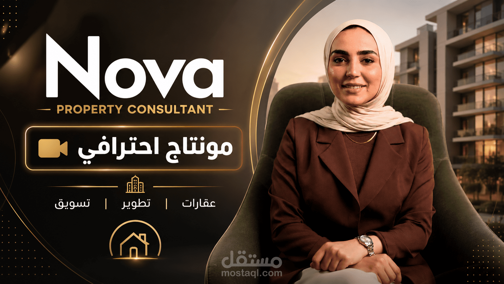 مونتاج ريلز احترافي | شركة Nova العقارية