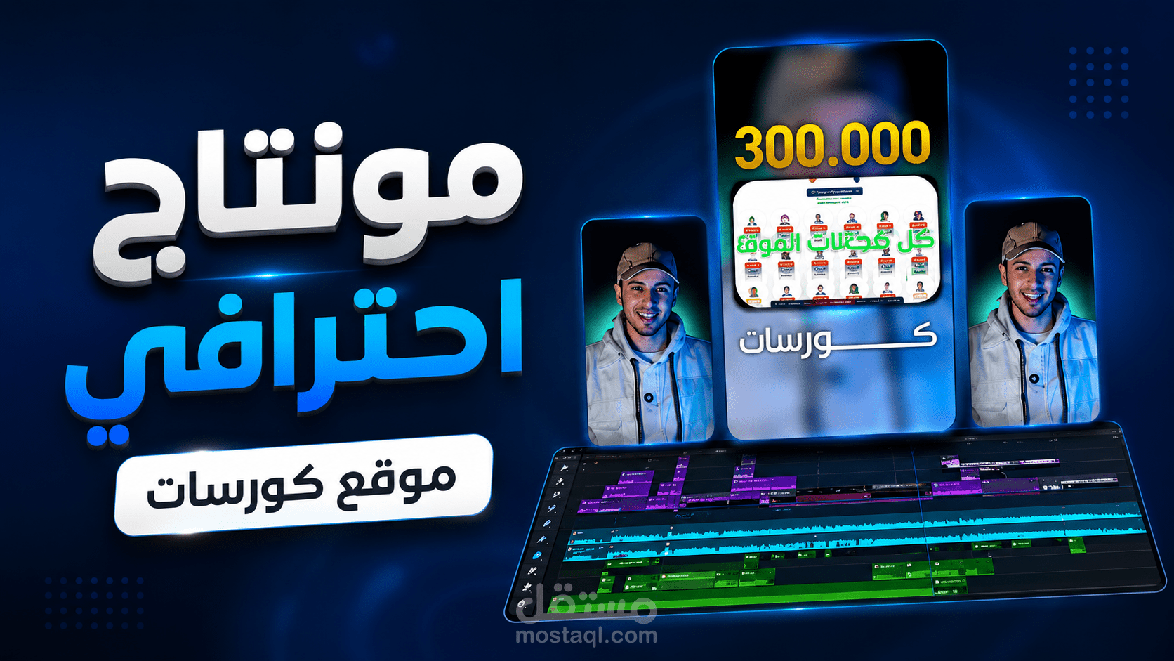 مونتاج ريلز احترافي | تطبيق كورسات