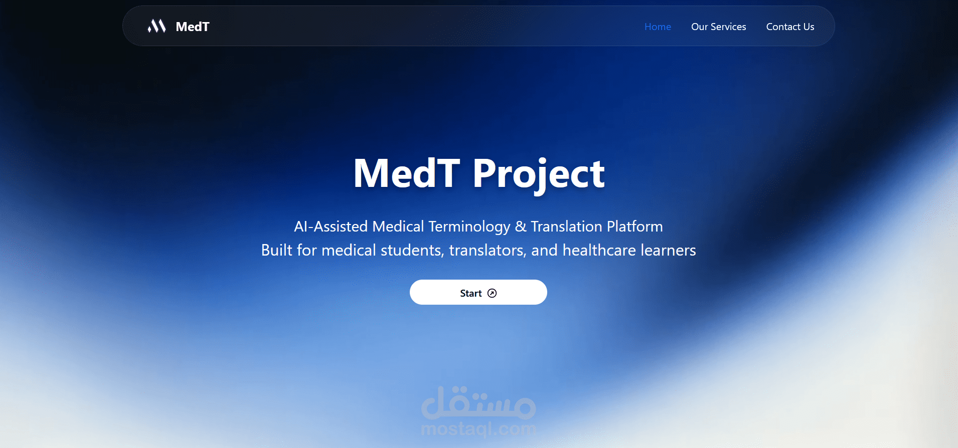MedT – An AI-Powered Medical Terminology Platform (Freelance Case Study)