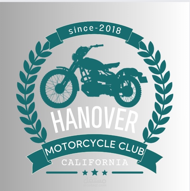Motorcycle club community logo