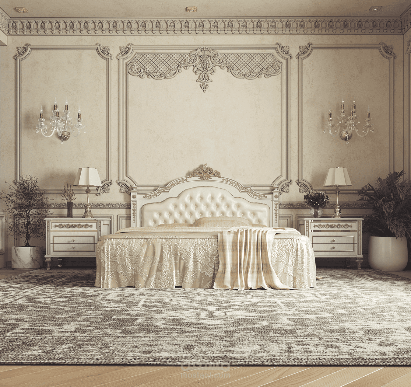 Master Bedroom With Dressing