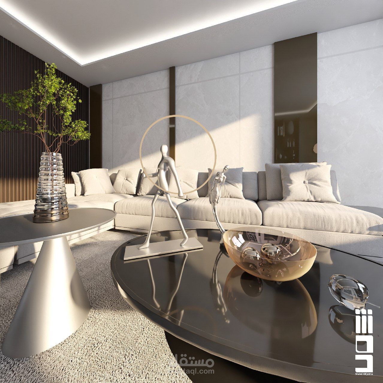 تصميم ديكور داخلي لغرفة جلوس