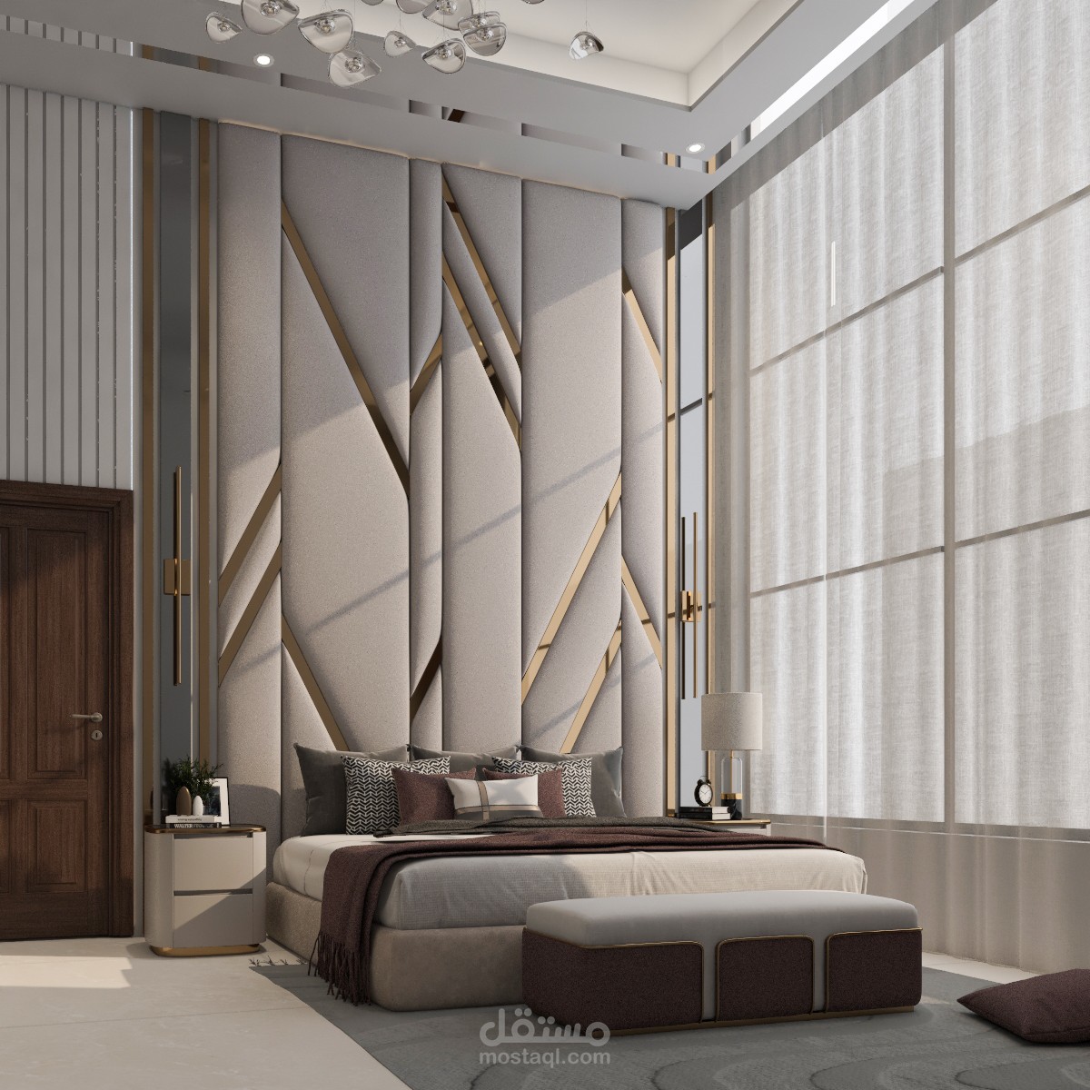 تصميم داخلي لغرفة نوم