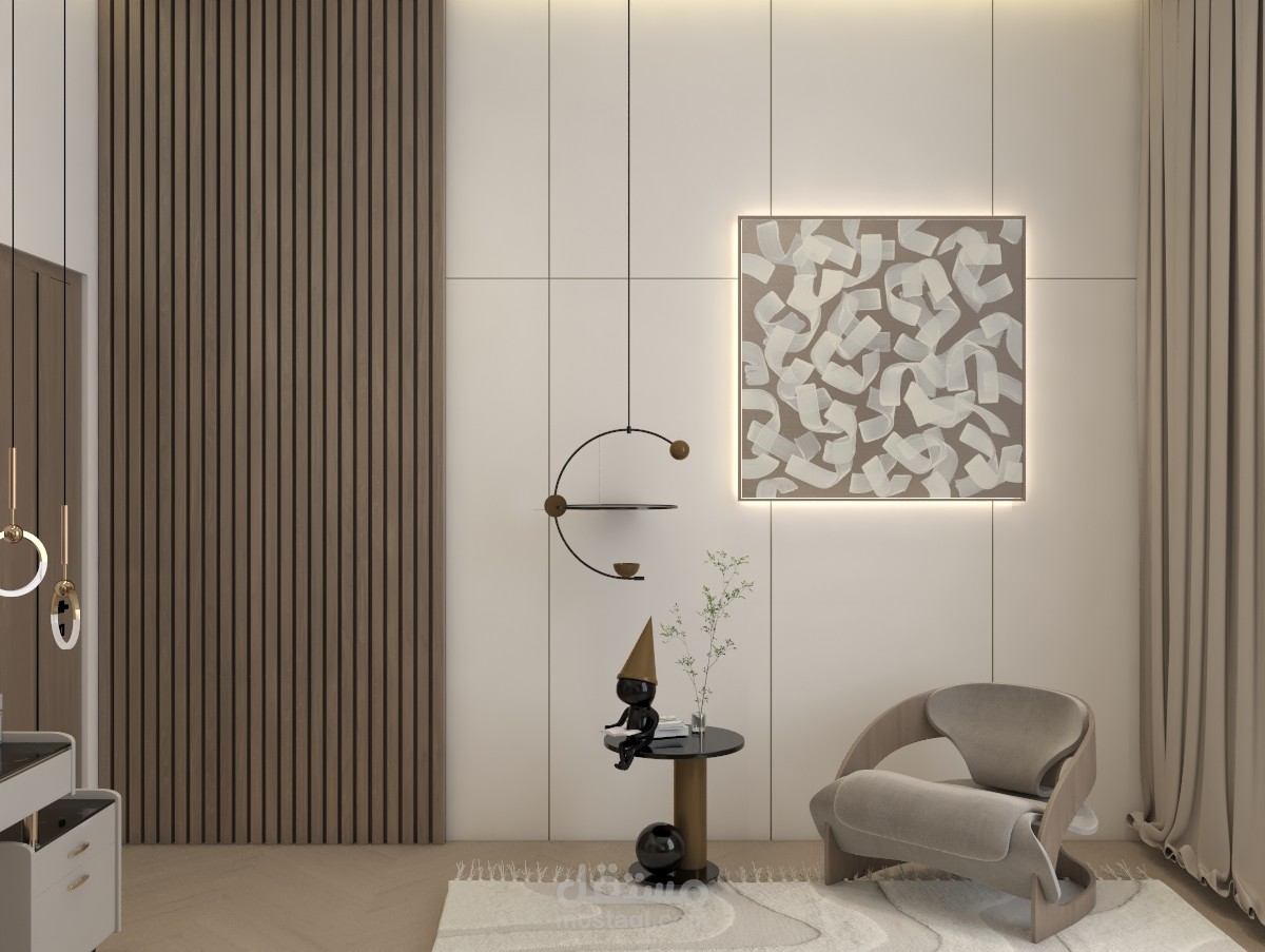 تصميم غرفة نوم simple bohemian style