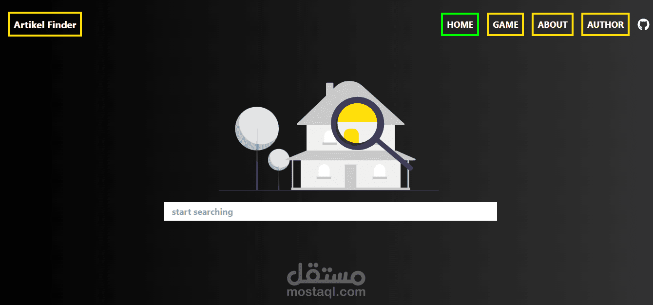 Artikel Finder - تطبيق ويب يساعد المستخدمين في العثور على أداة التعريف الألمانية الصحيحة (der، die، das) لأي اسم.