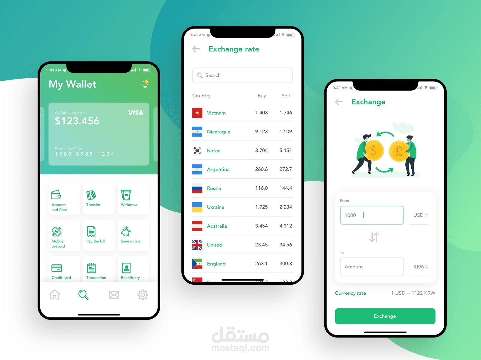 عمل برنامج ( محفظه الكترونيه )