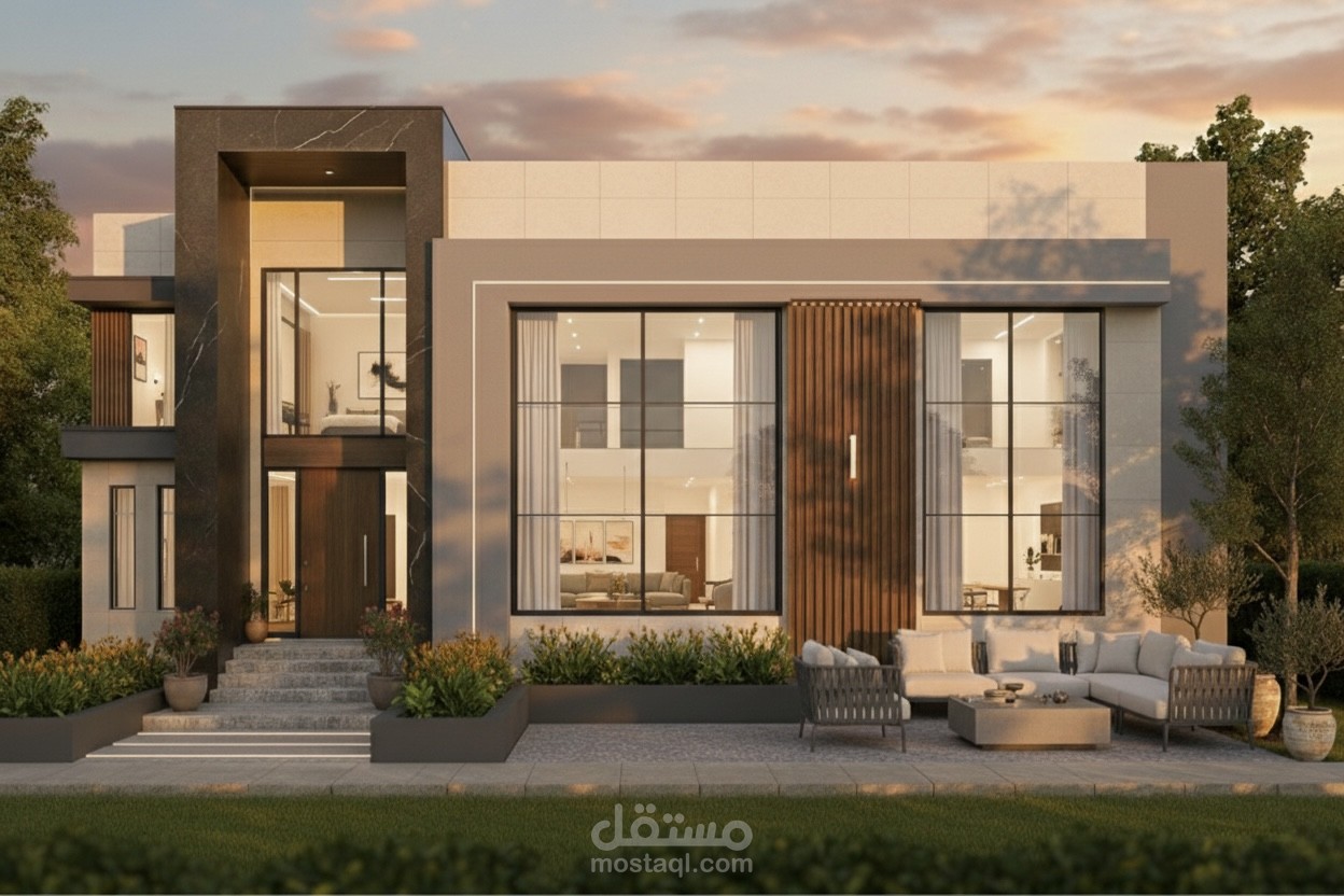 تصميم خارجي فيلا