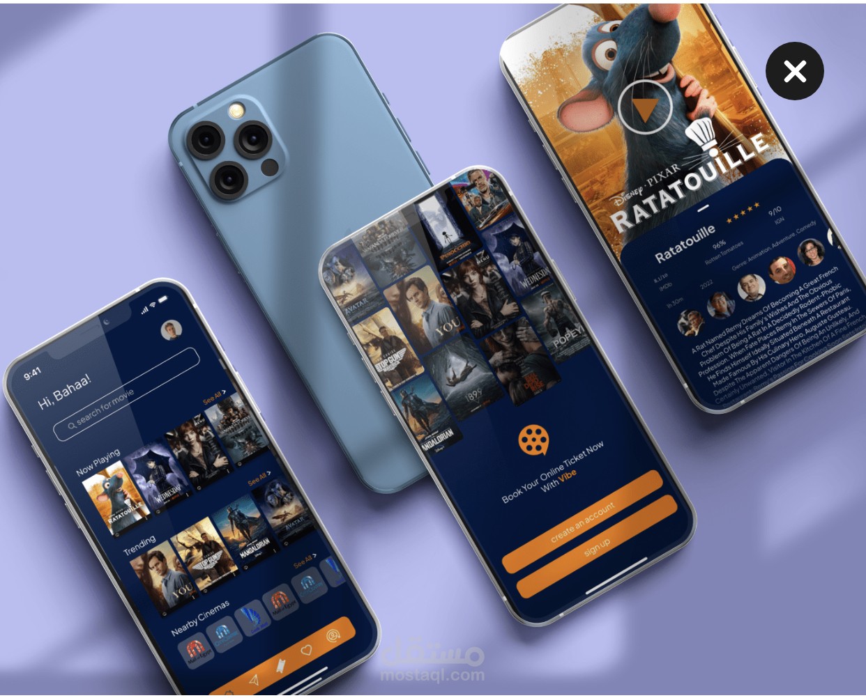 Vibe (an app for ticketing movies in the theatre)