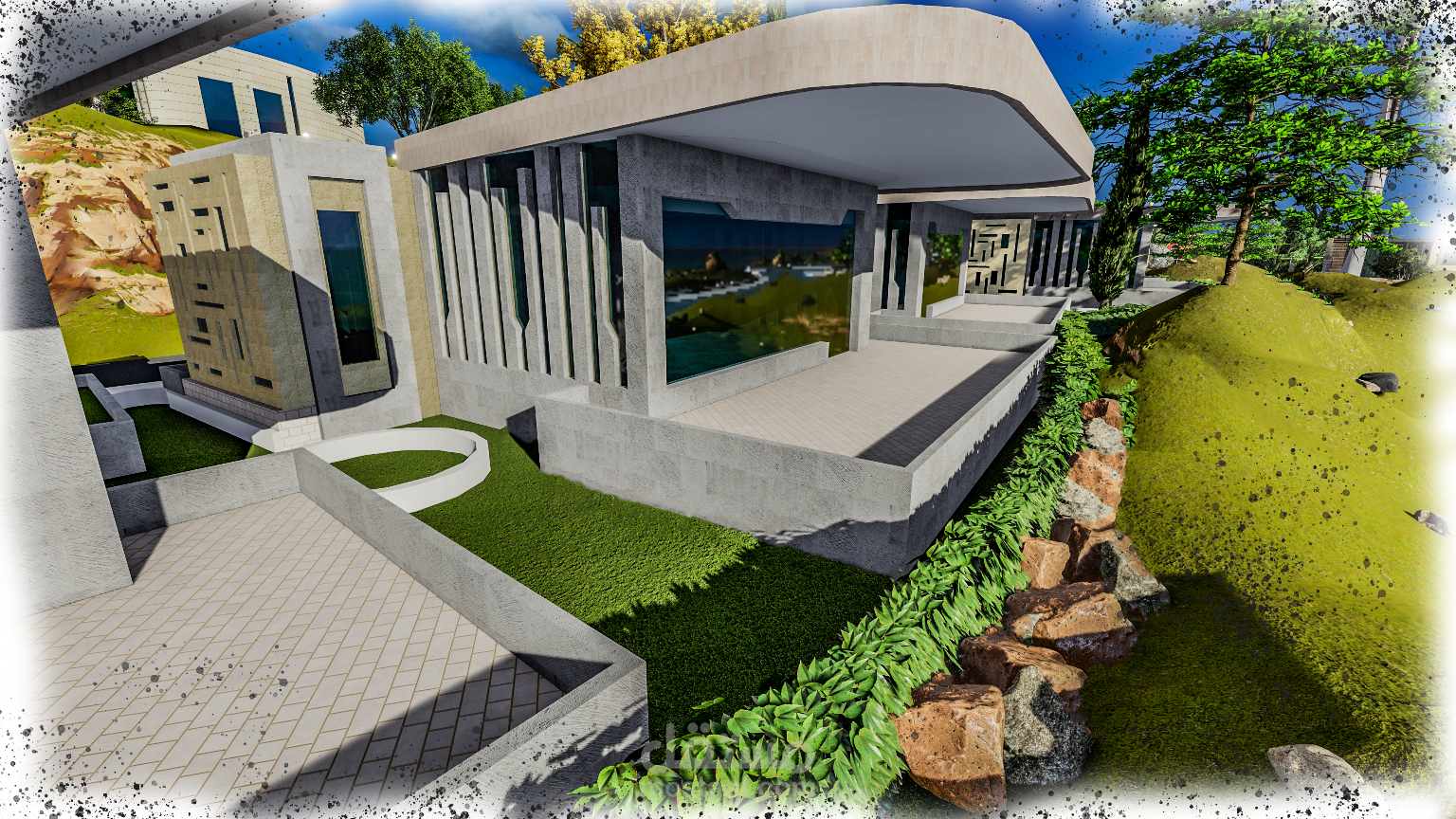 تصميم شاليهات شبابية