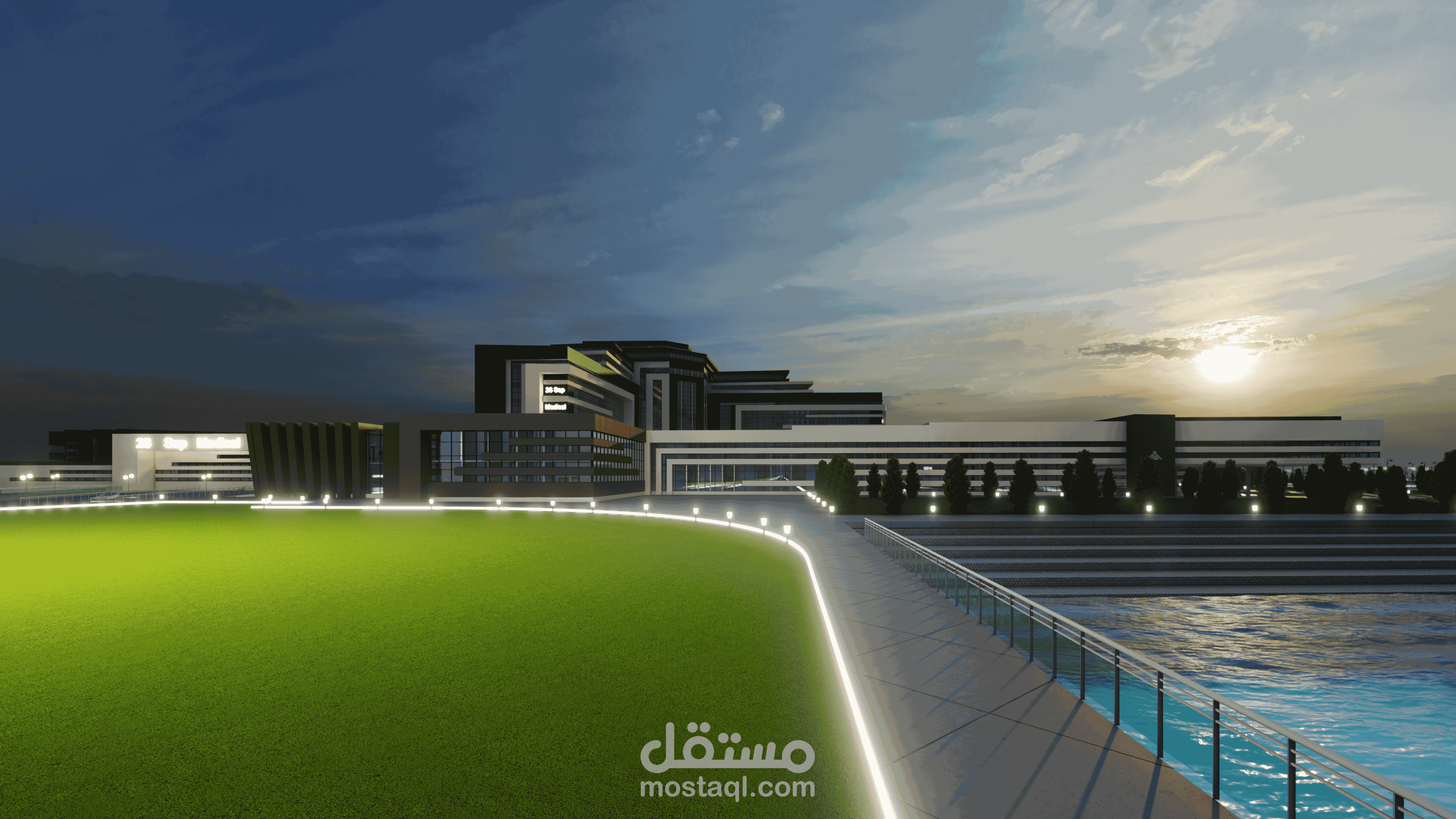 تصميم مدينة طبية