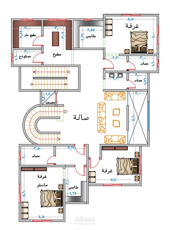 تصميم وتقسيم معماري