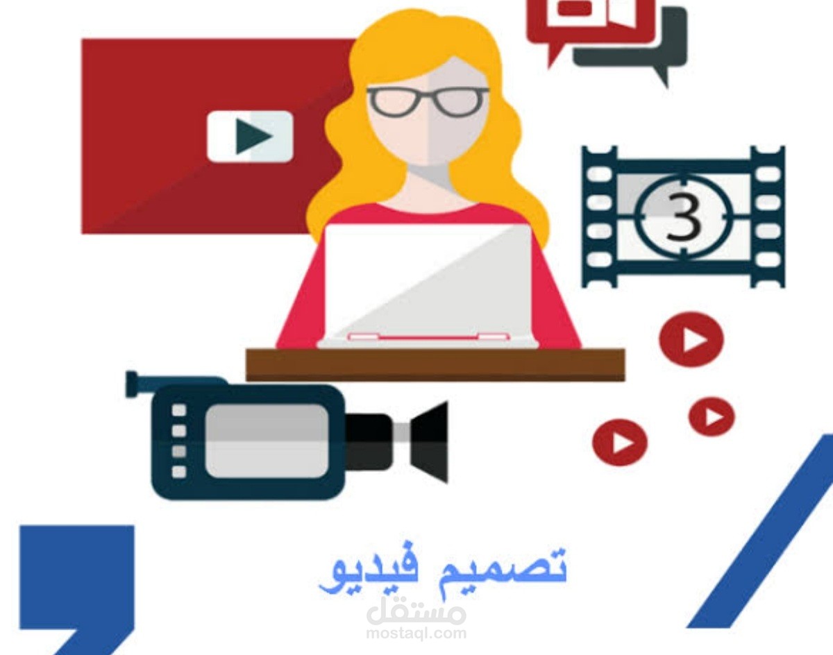 عمل  الفيديوهات الاعلانية