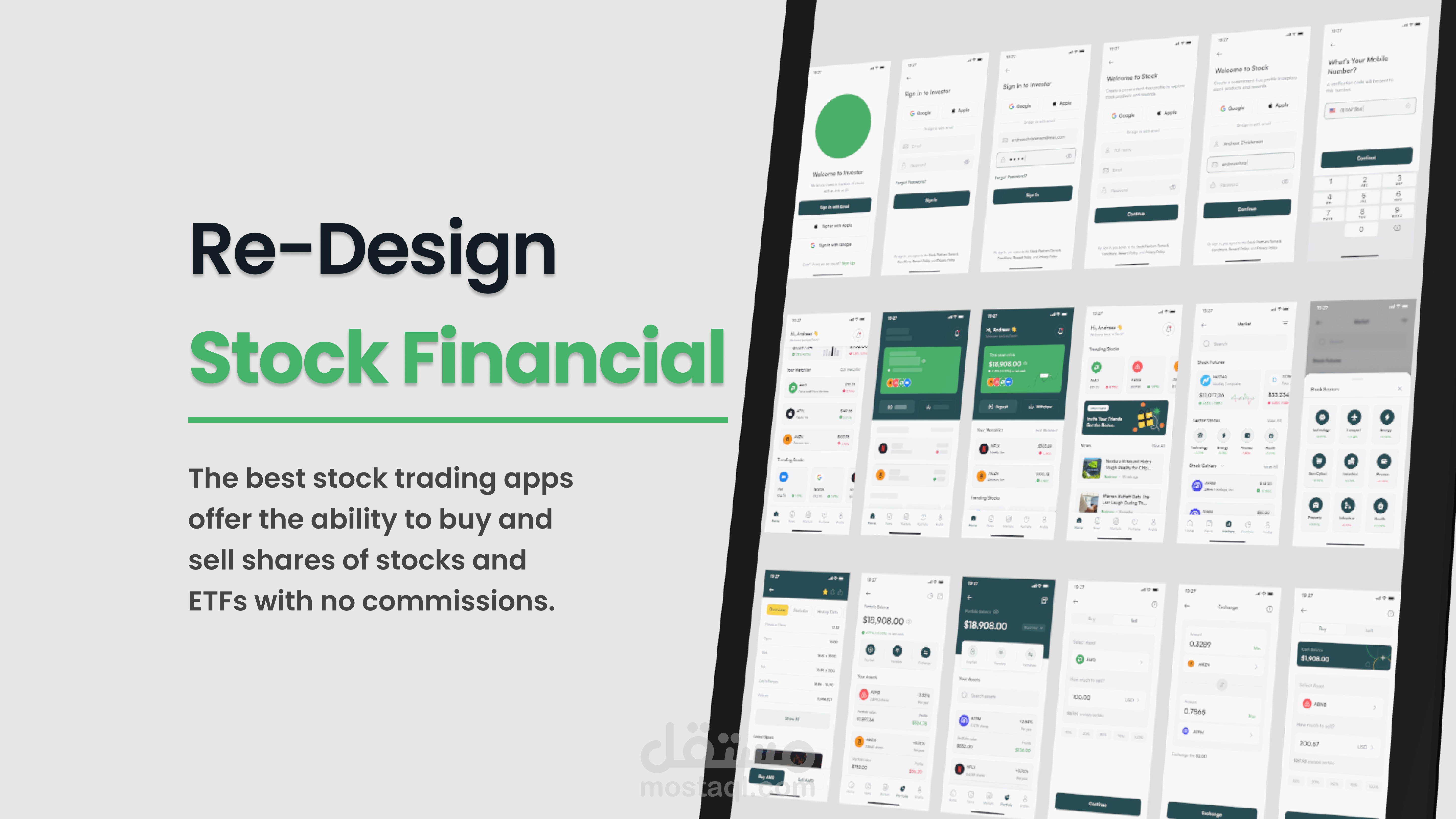 Re-Design Stock Financial App