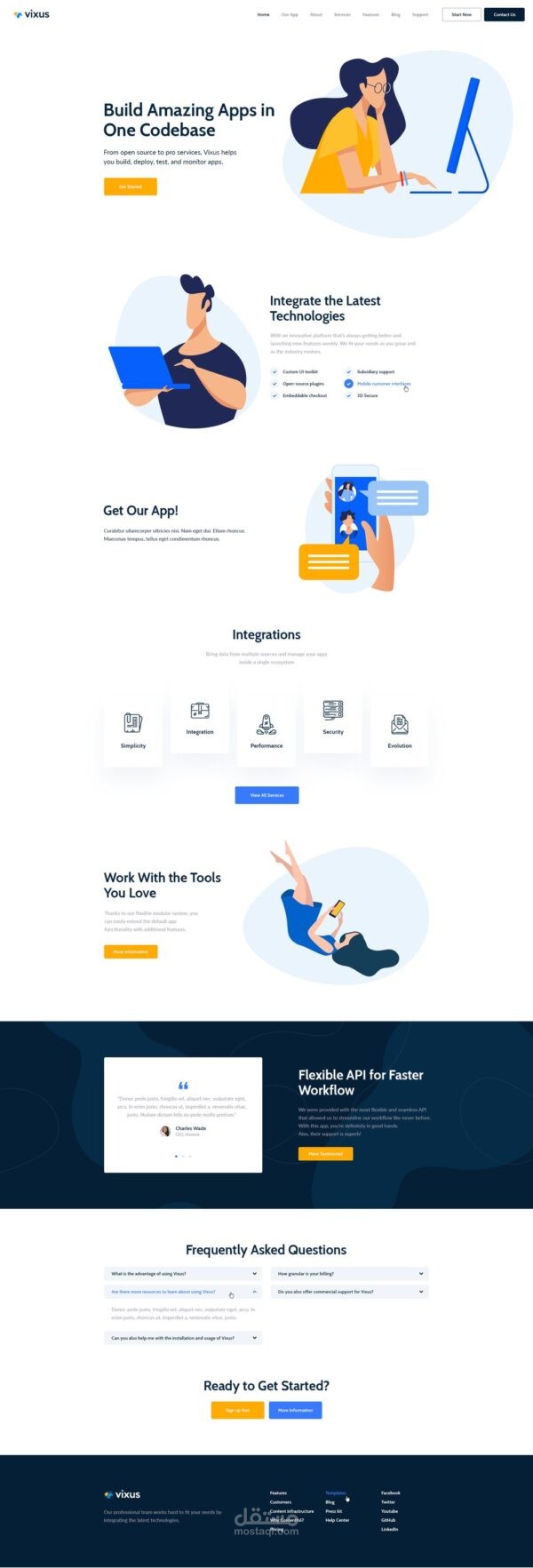 Vixus-Business-Startup-Template