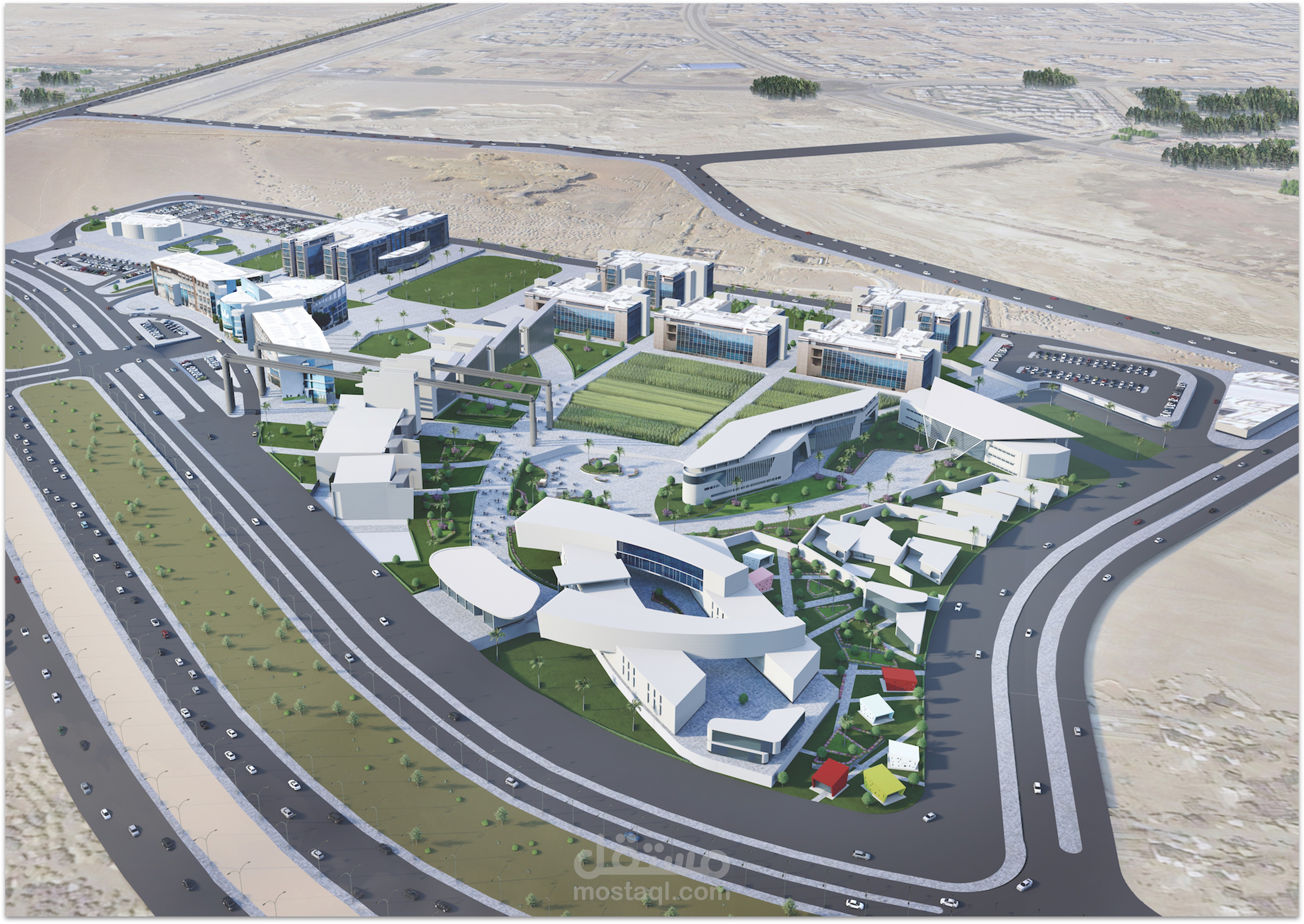 مشروع امتداد  جامعه النيل الاهليه ب اكتوبر