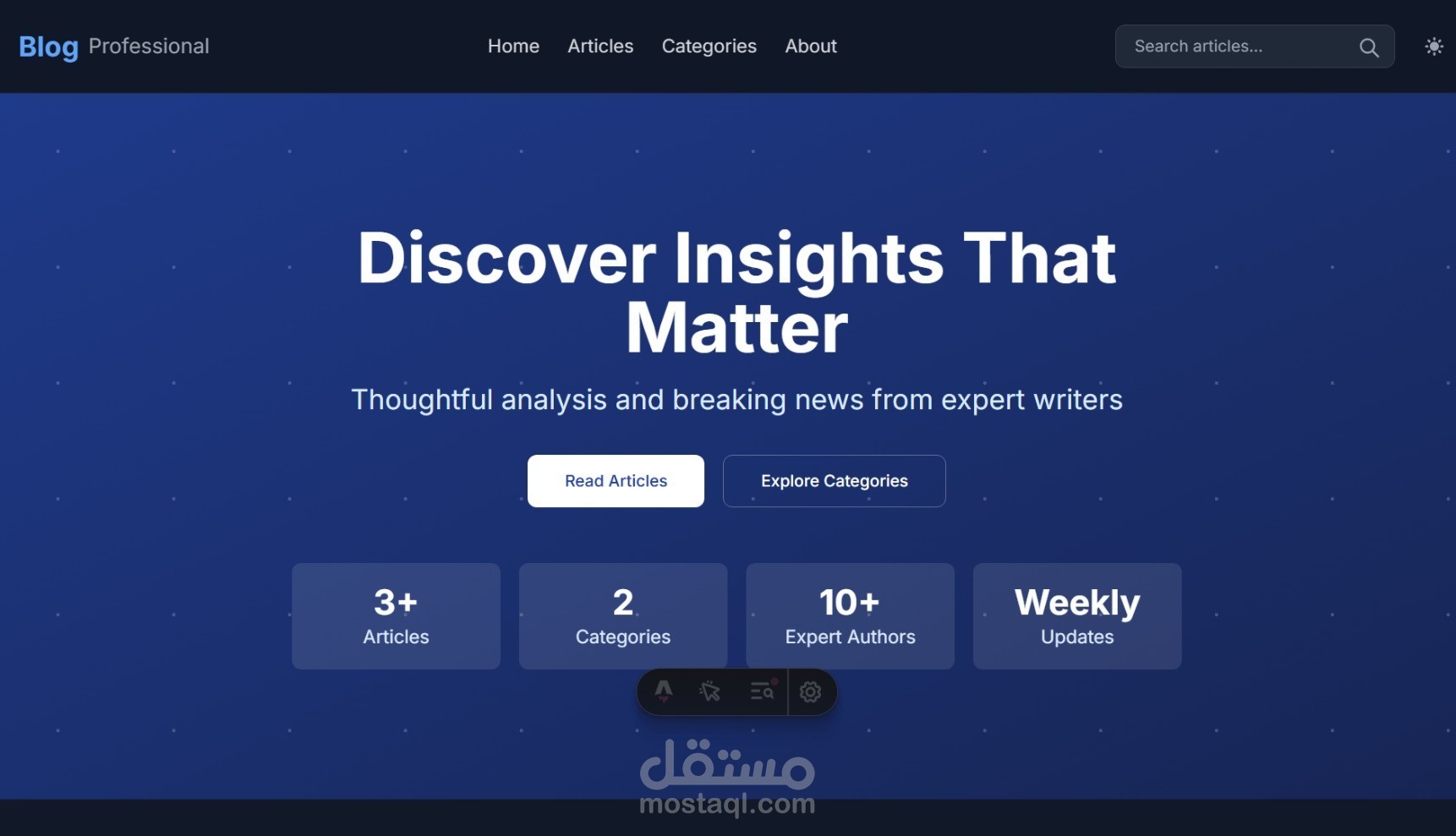 موقع اليكتروني