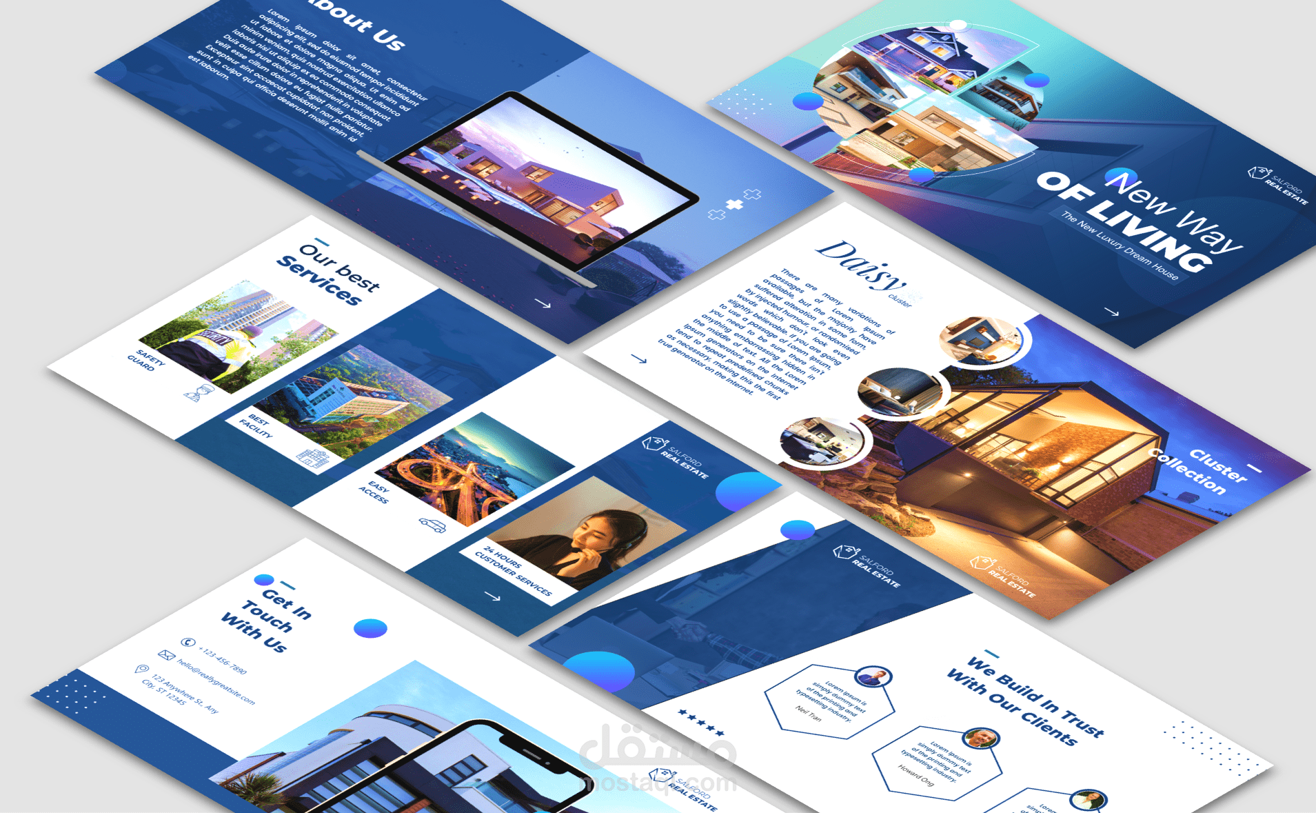 جزء من عرض تقديمى عن الرؤية المستقبلية للاسكان / مجمع زايد للتطوير