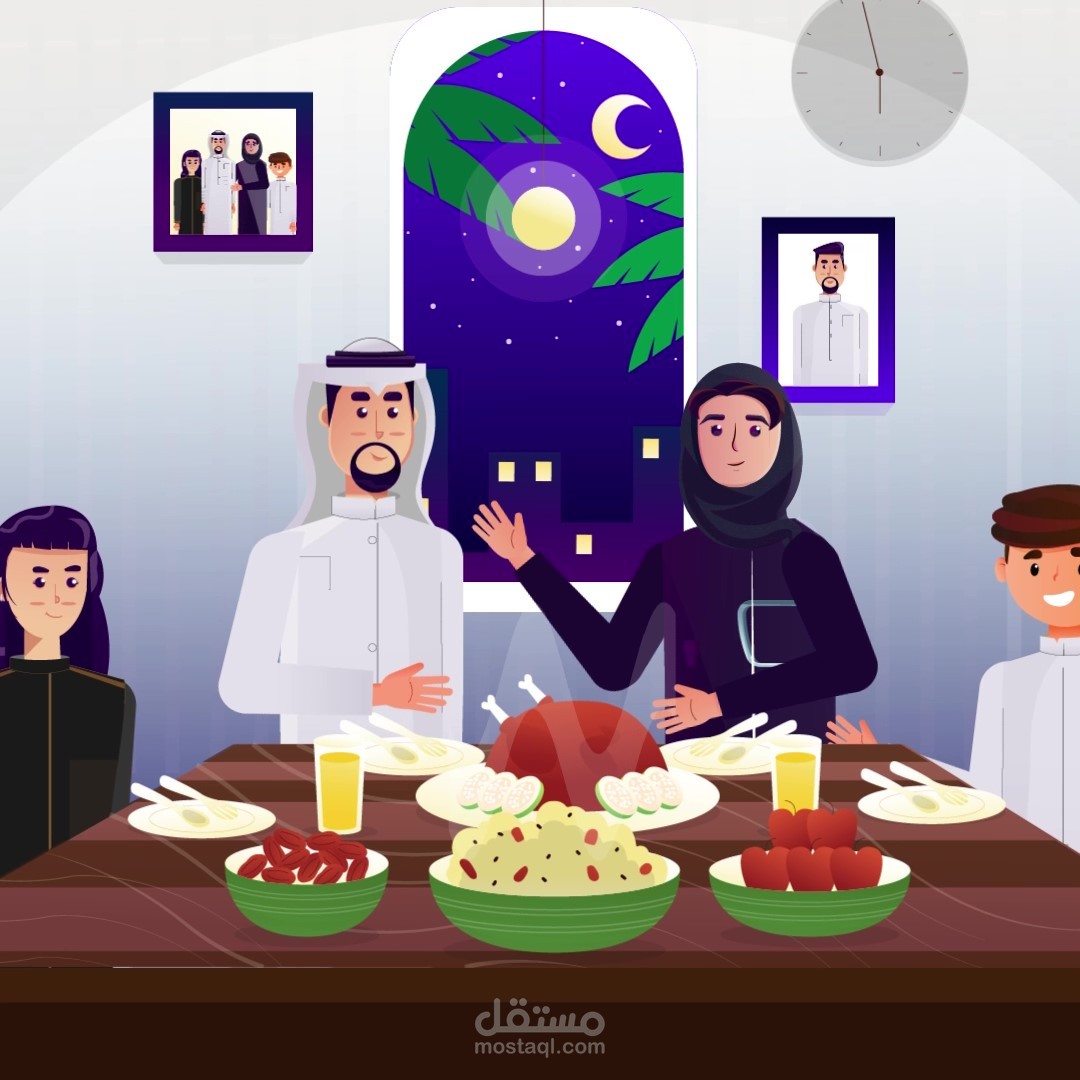 فيديو اعلاني لحلول شهر رمضان المبارك