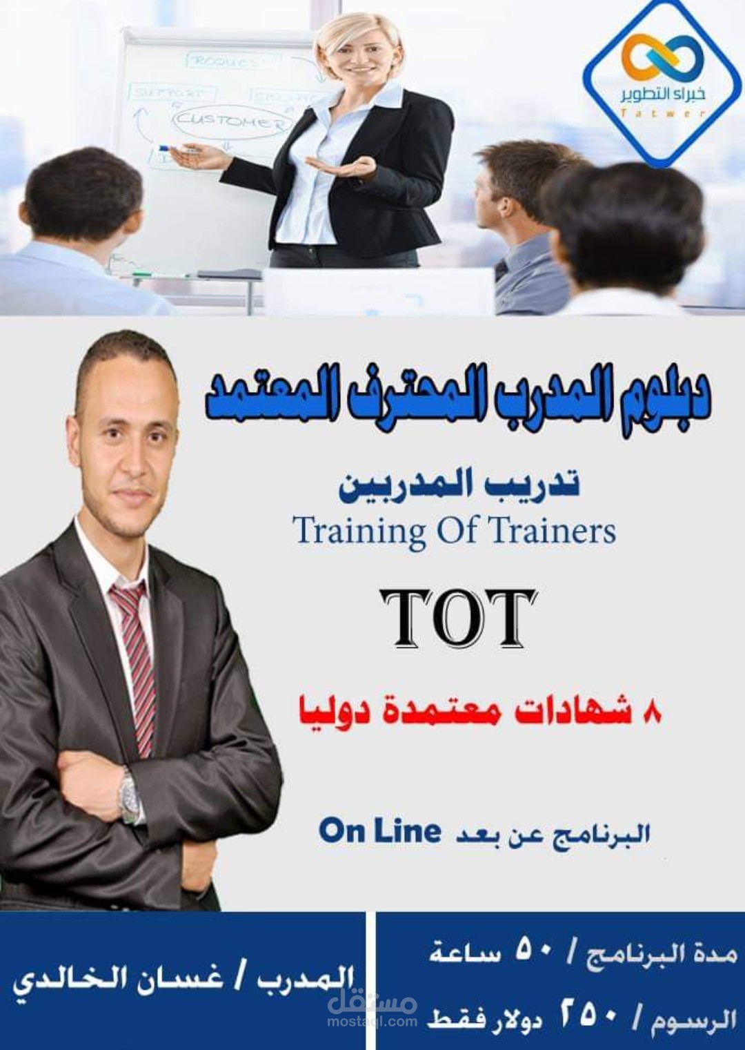 برنامج المدرب المعتمد ، تدريب المدربين TOT