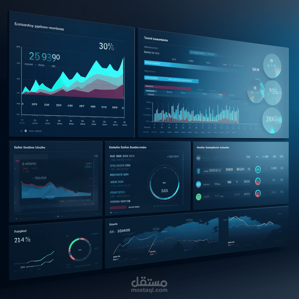 تصميمات متفرقة ل Dashboards