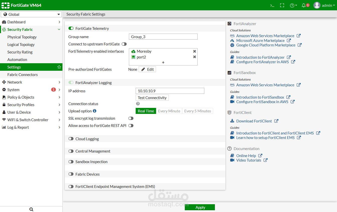 firewall implementation / Network Security