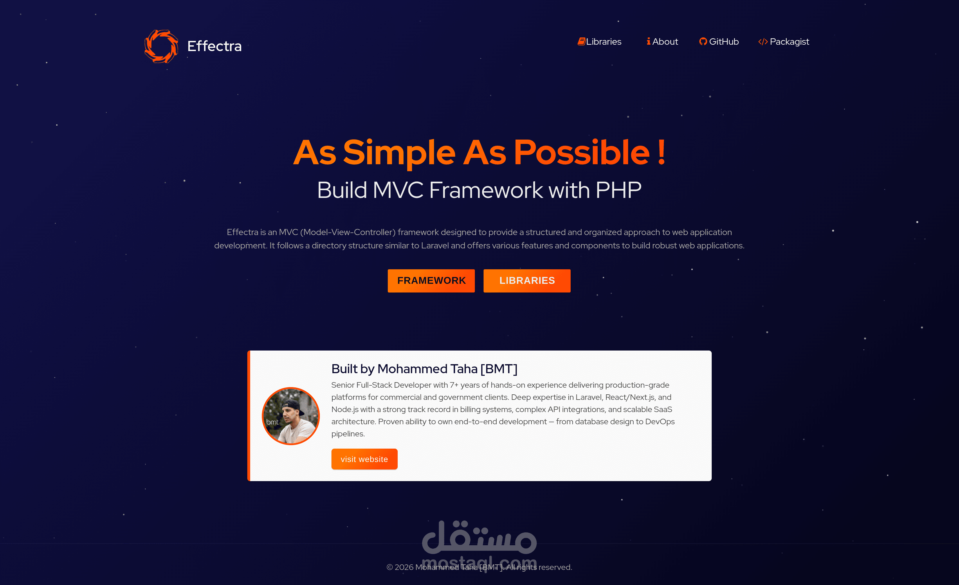 Effectra Website