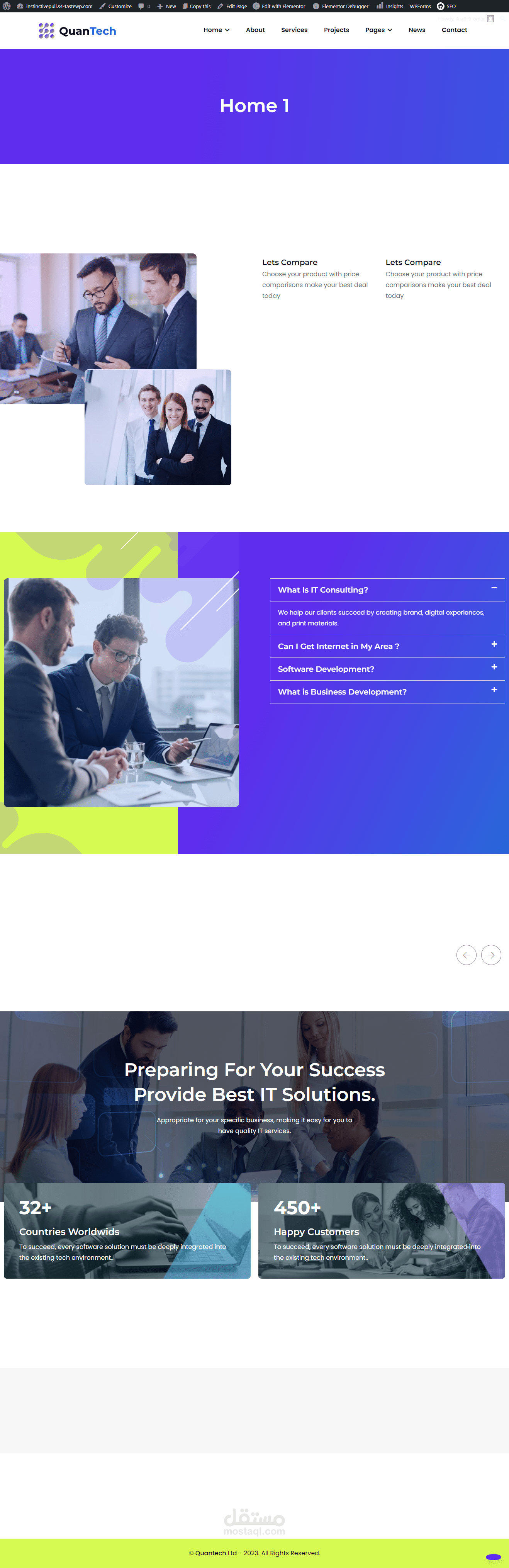 technology service website