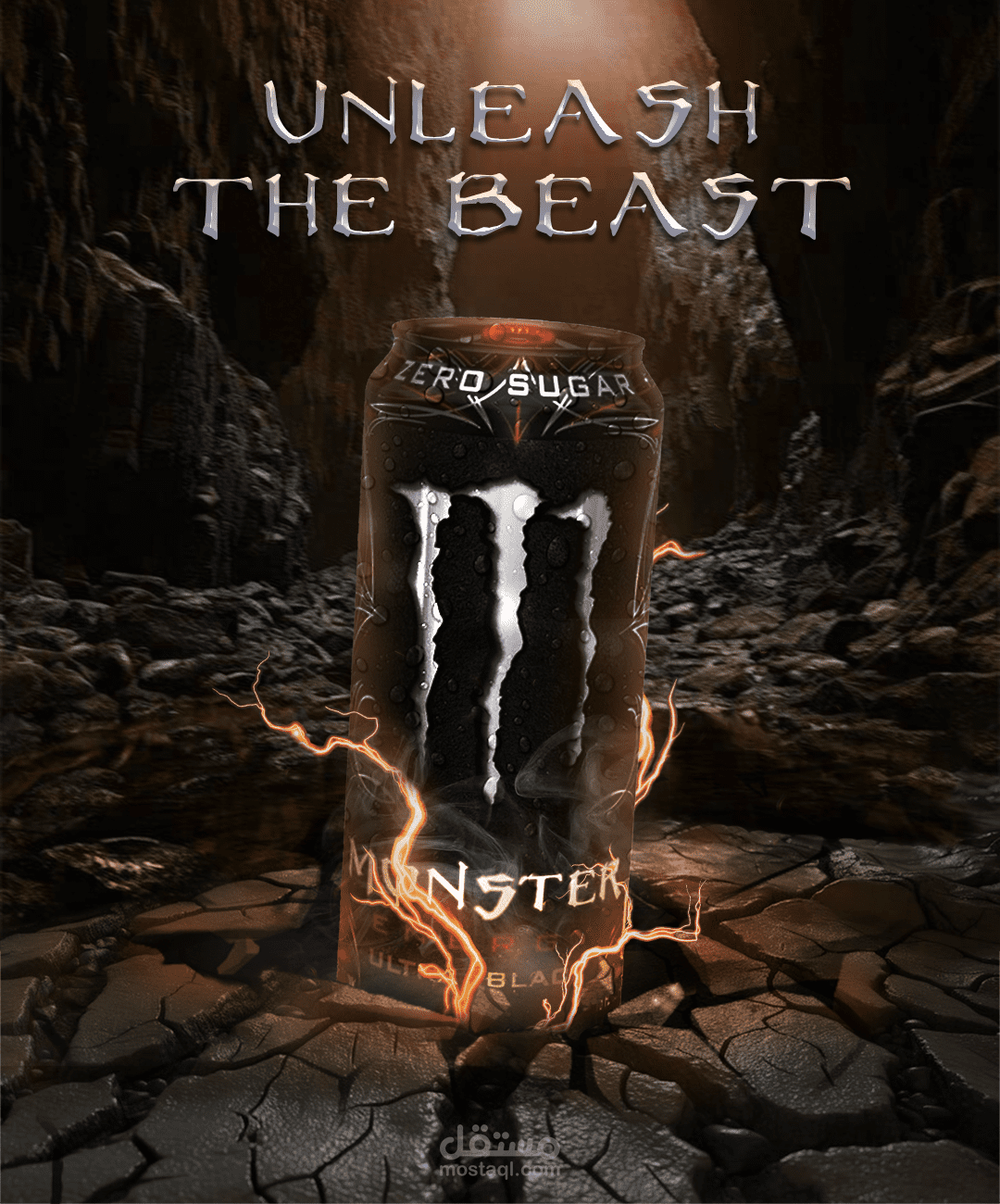 Monster Energy Drink - Social Media Poster