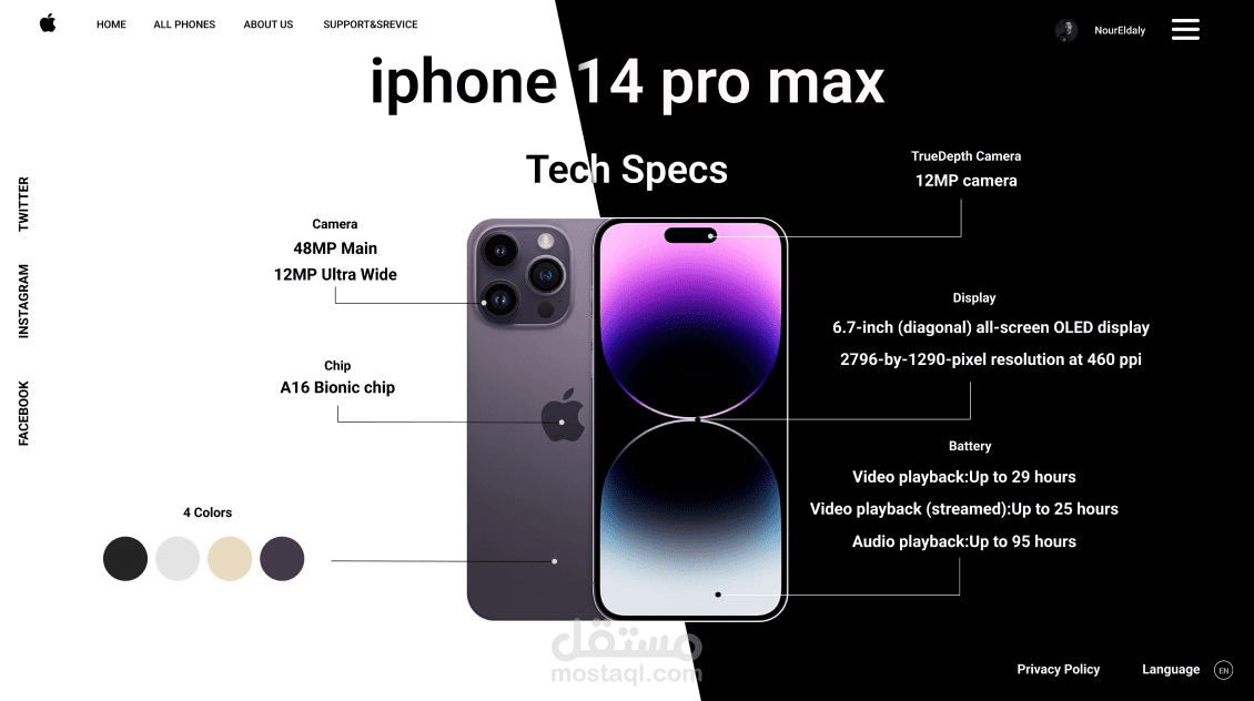 Apple website redesign