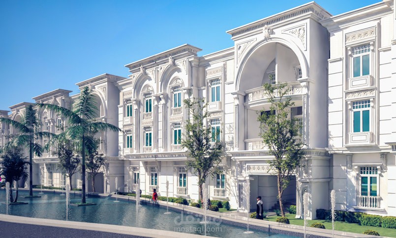 تصميم مجمع سكنى فاخر
