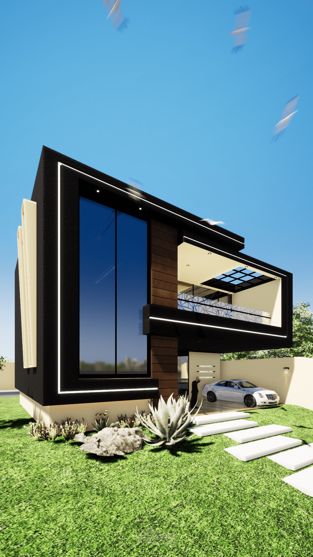 تصميم خارجي لفيلا
